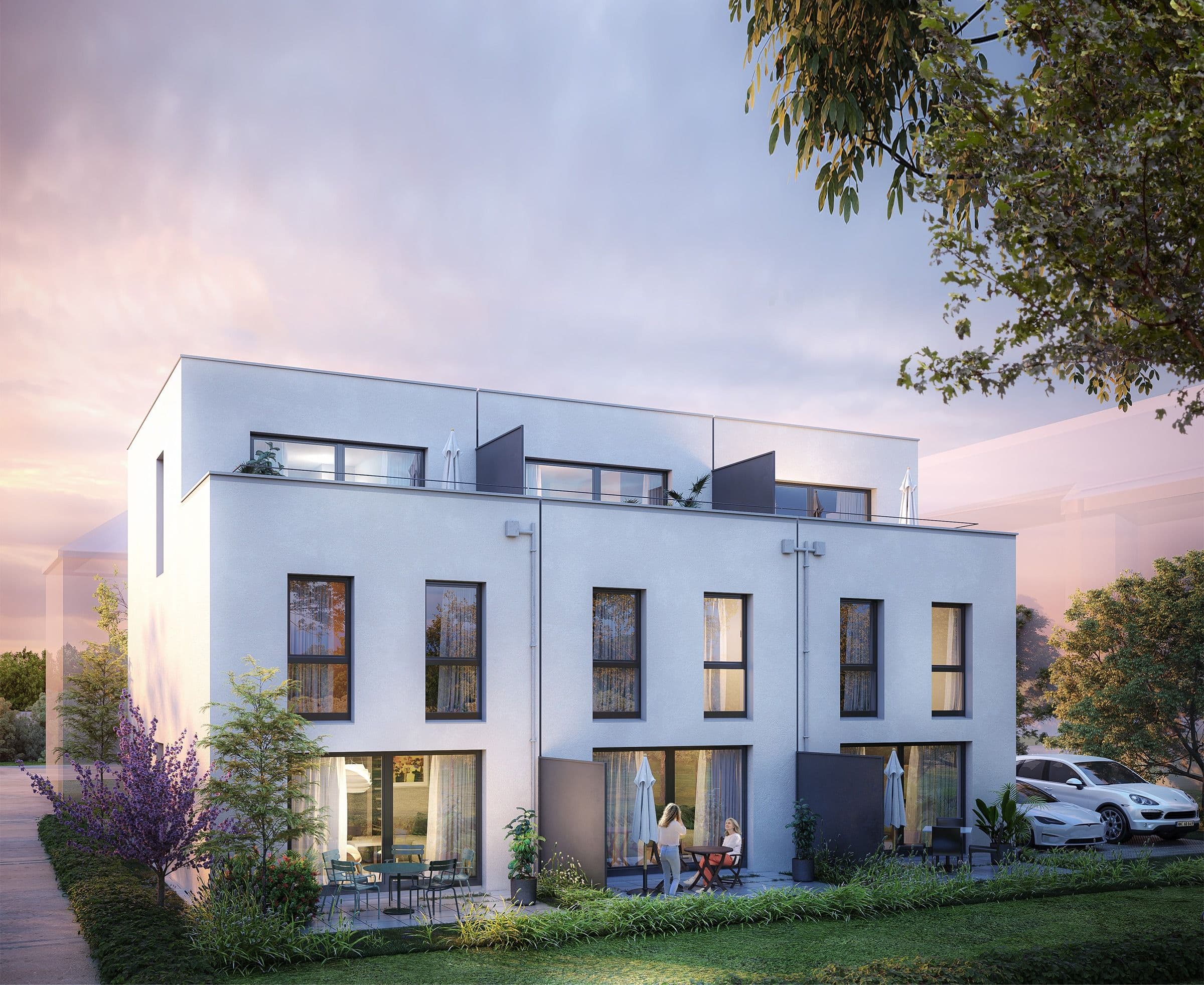 Reihenhäuser Heilbronn, Achtungstraße – Ansicht 2
